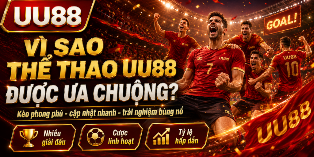 Lý do khiến sảnh cá cược thể thao UU88 được yêu thích nhất