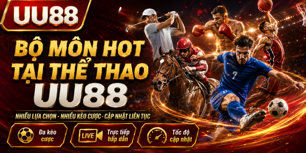 Các bộ môn thể thao UU88 hấp dẫn với nhiều kèo cược