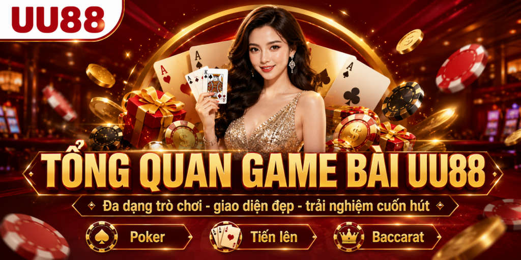 Tổng quan thông tin về mục game bài UU88 hấp dẫn thú vị