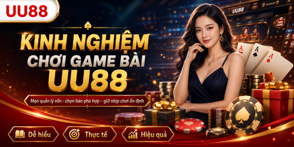 Một số kinh nghiệm hữu dụng khi người chơi tham gia game bài UU88
