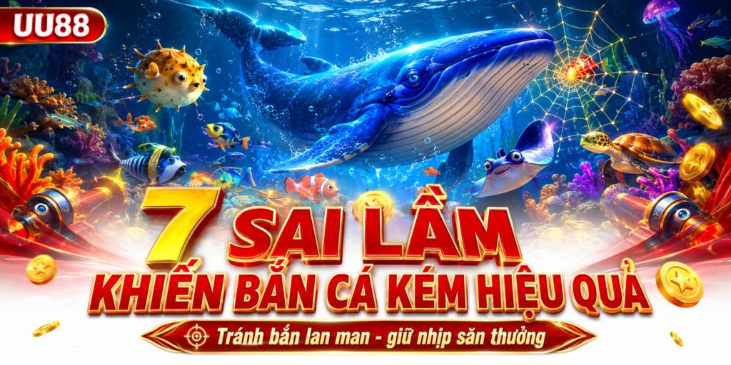 Sai lầm khiến bắn cá không hiểu quả UU88